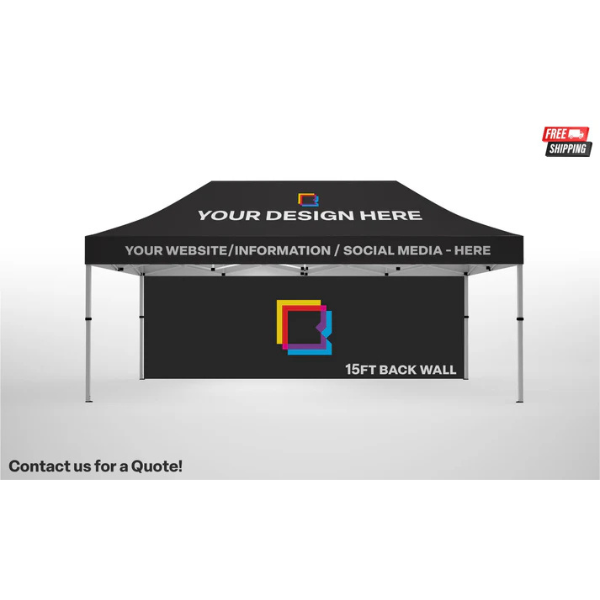 Custom printed canopy tents in California